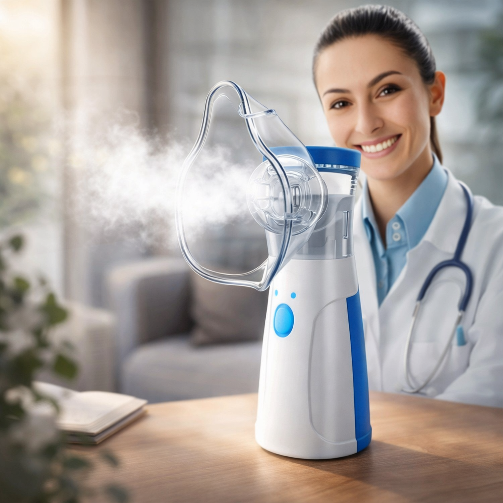 Portable Rechargeable Silent Mesh Nebulizer