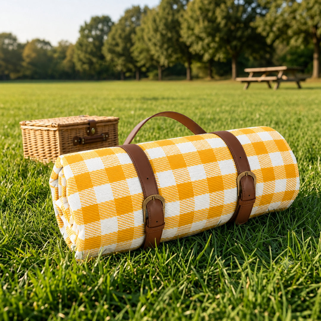 Foldable Plaid Outdoor Picnic Mat