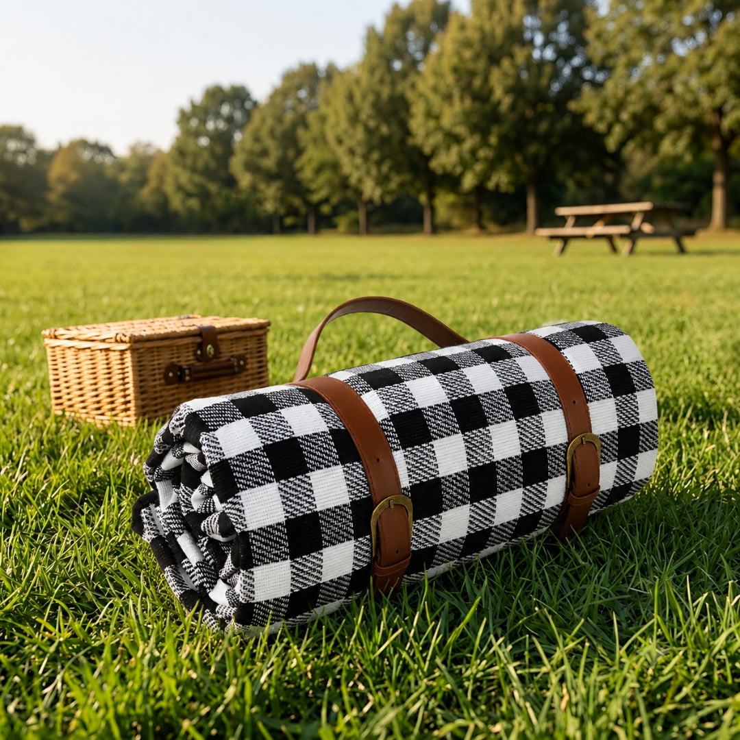 Foldable Plaid Outdoor Picnic Mat