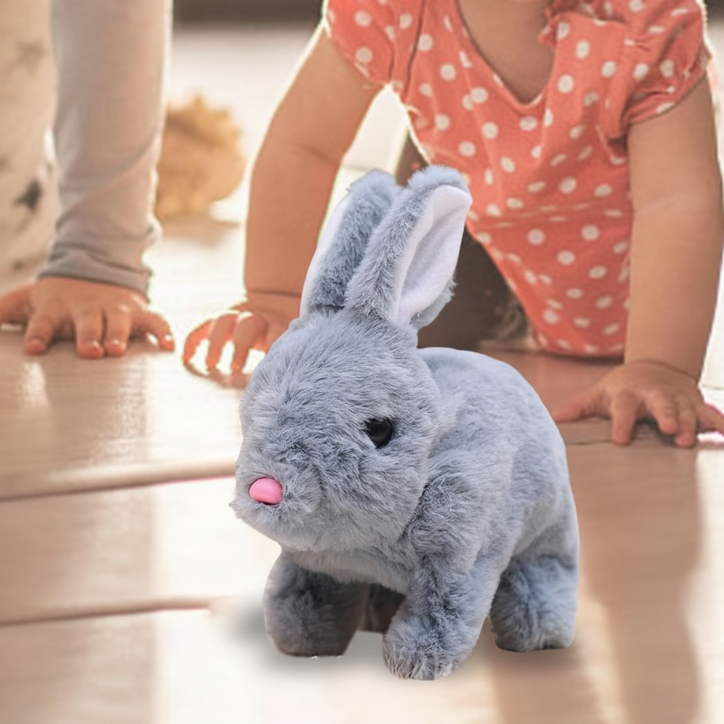 Interactive Plush Bunny with Lifelike Movement