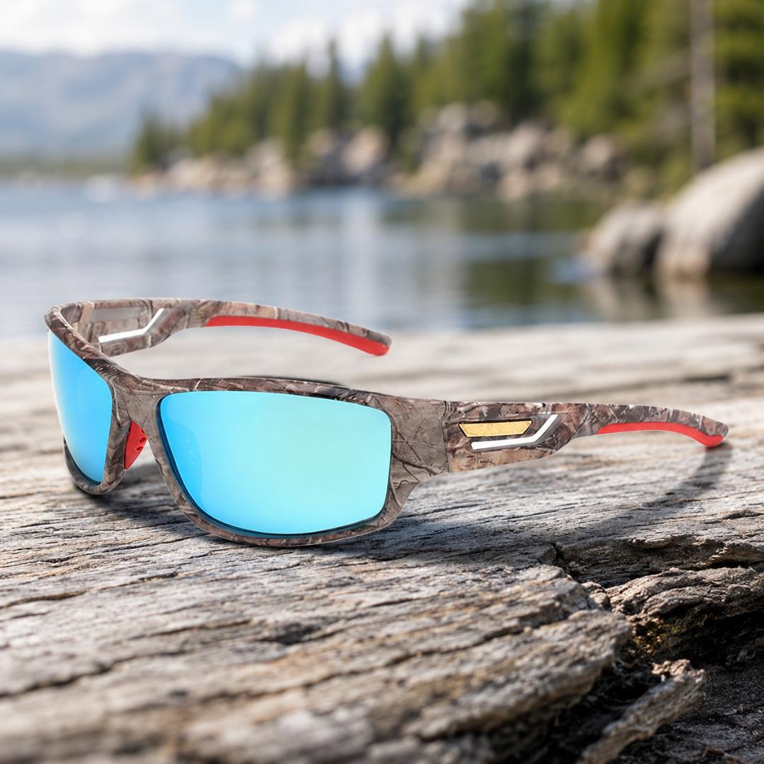 UV-Protective Polarized Military-Style Sunglasses