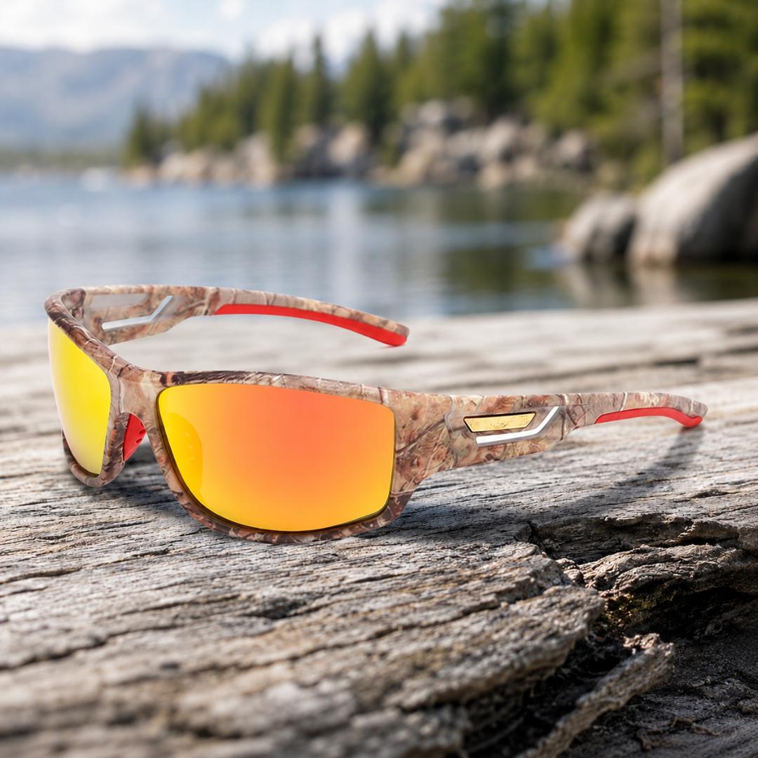 UV-Protective Polarized Military-Style Sunglasses