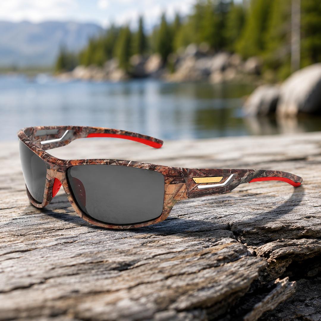 UV-Protective Polarized Military-Style Sunglasses