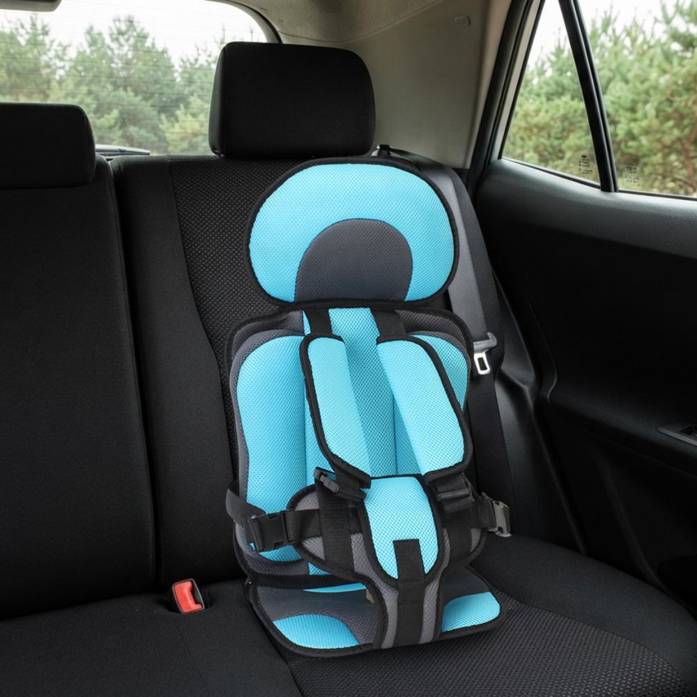 Adjustable Foldable Booster Seat with Travel Harness
