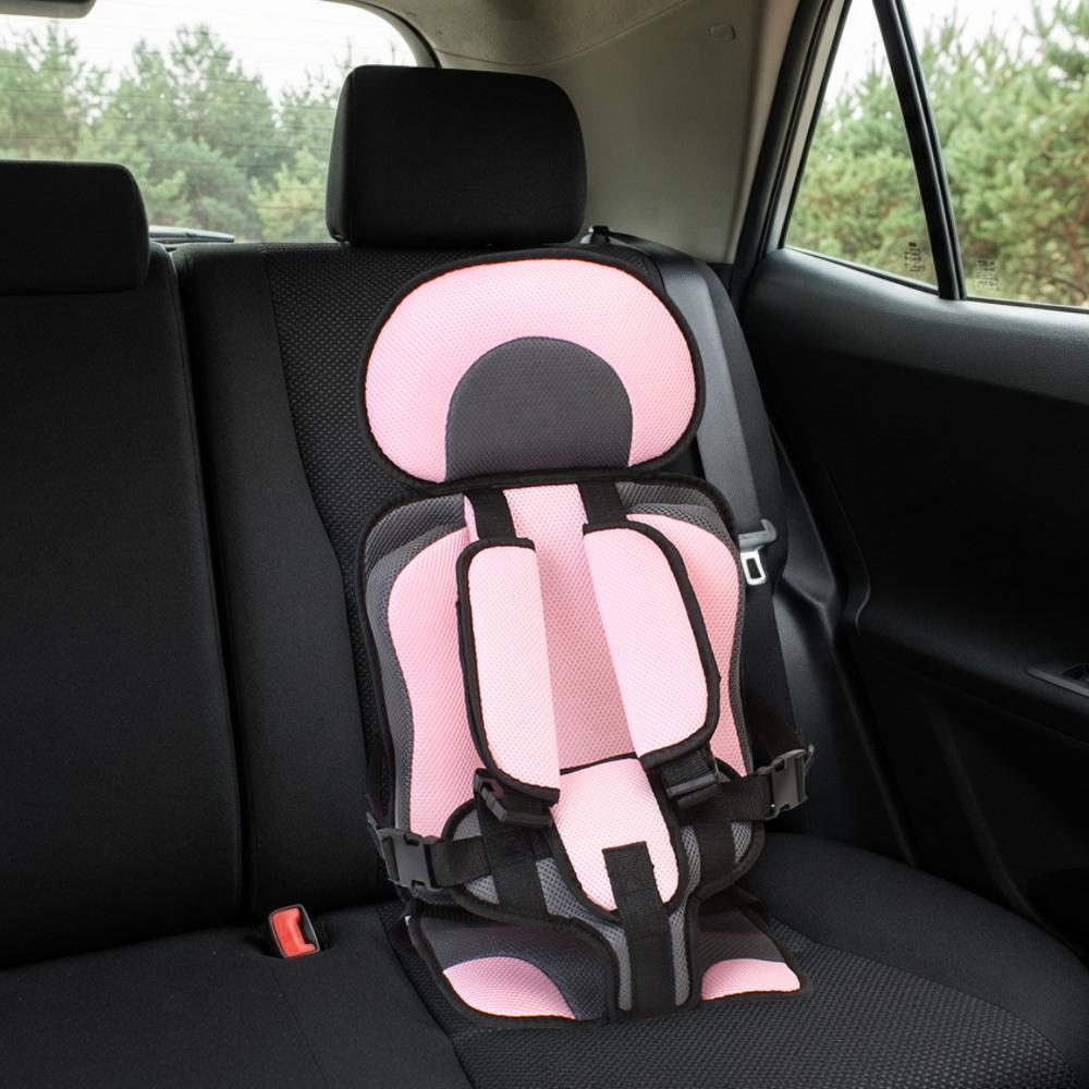 Adjustable Foldable Booster Seat with Travel Harness