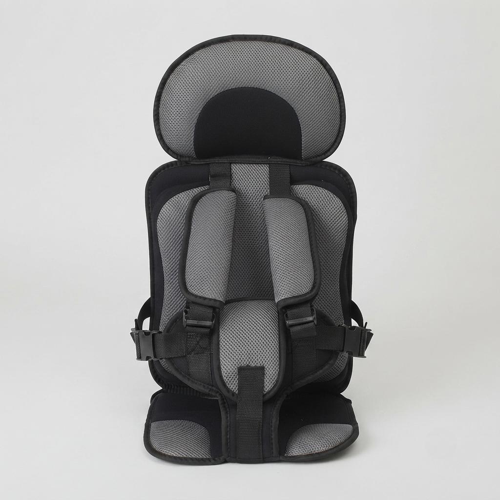 Portable Kids Booster Chair with 5-Point Harness Support