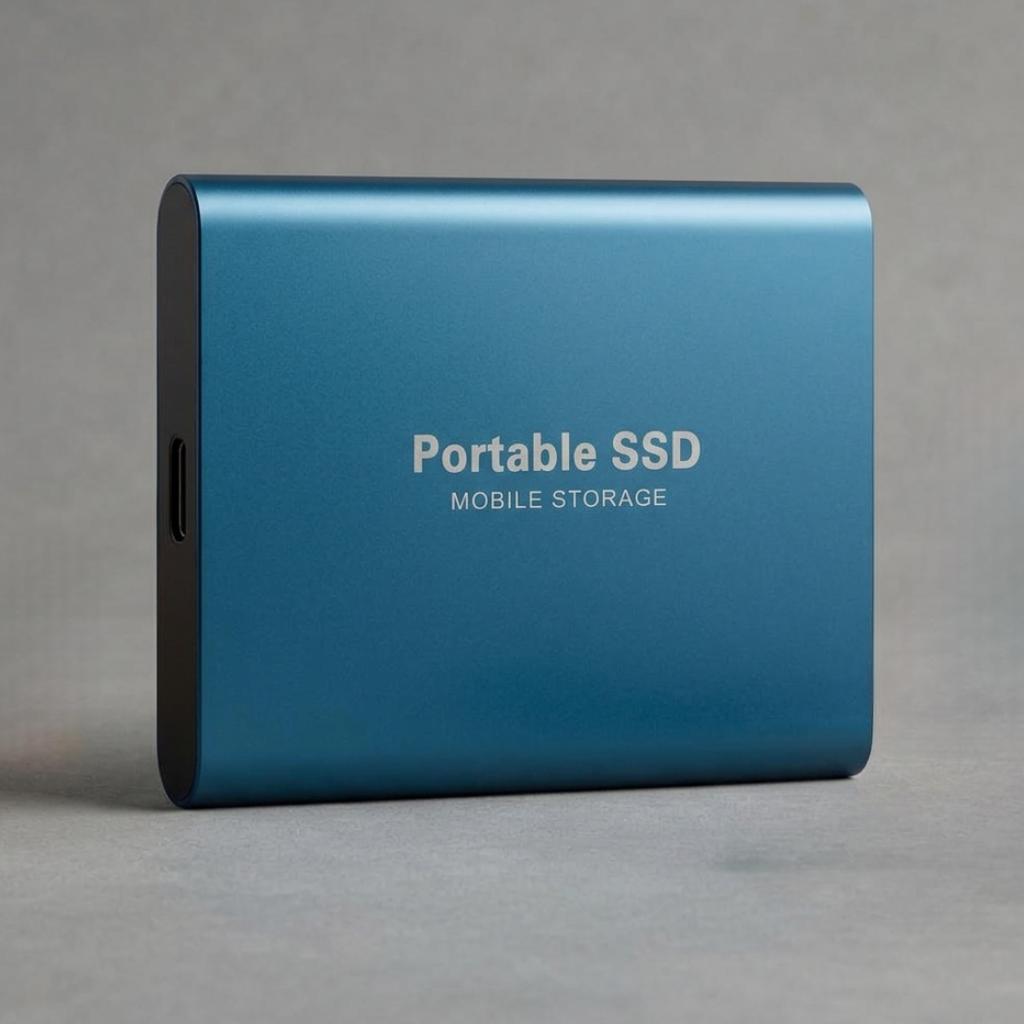 512GB USB-C Portable External SSD Storage Drive