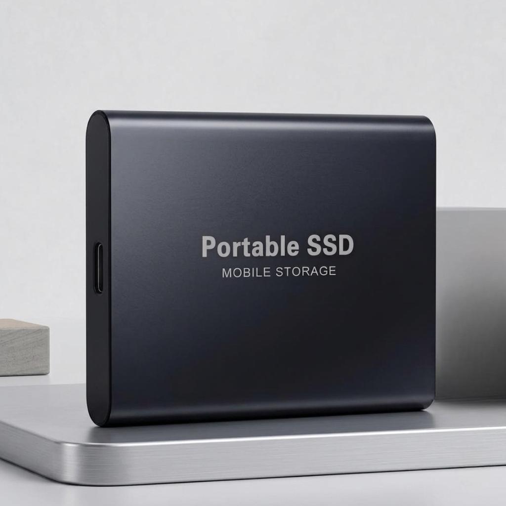 512GB USB-C Portable External SSD Storage Drive