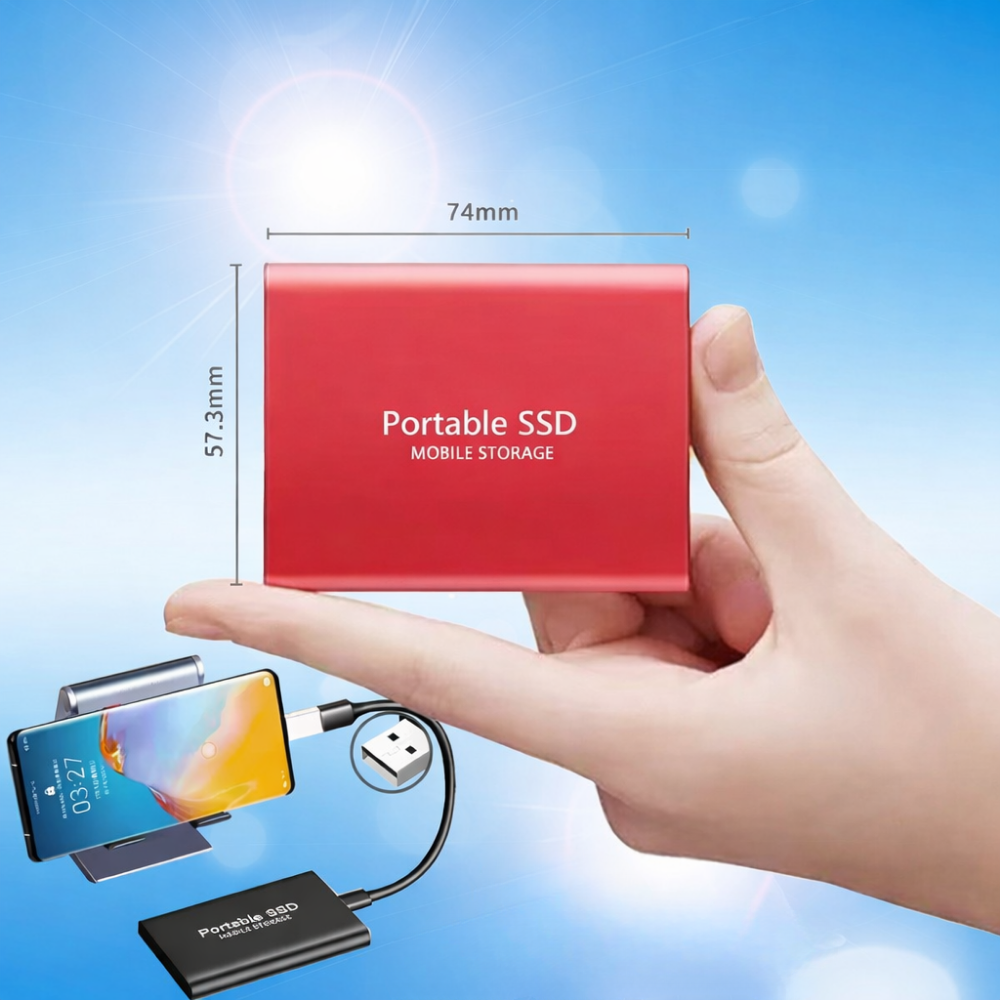 External SSD 512GB Portable USB Storage Drive