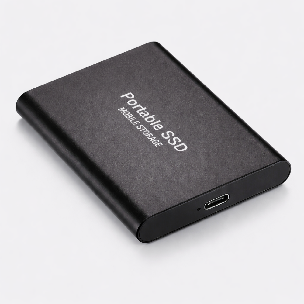 512GB USB-C Portable External SSD Storage Drive