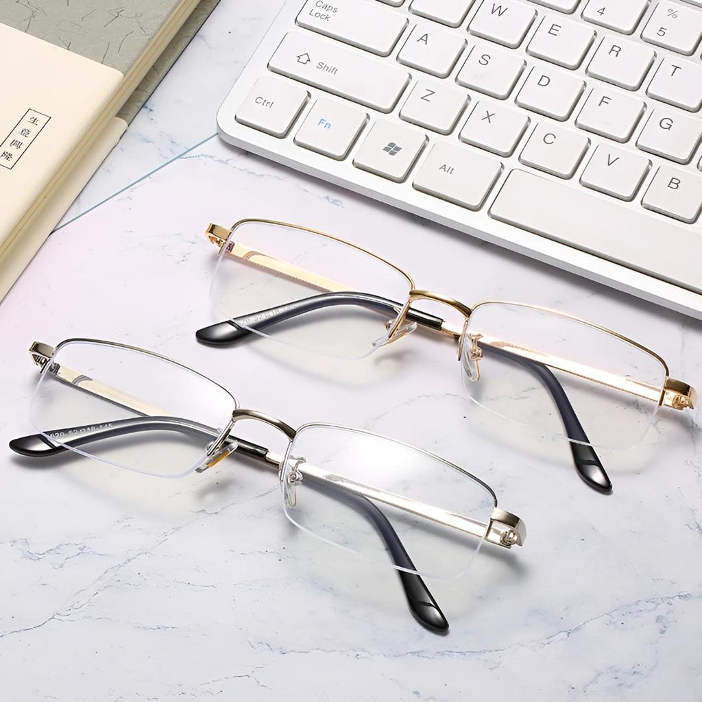 Anti-Glare Light-Adaptive Reading Glasses