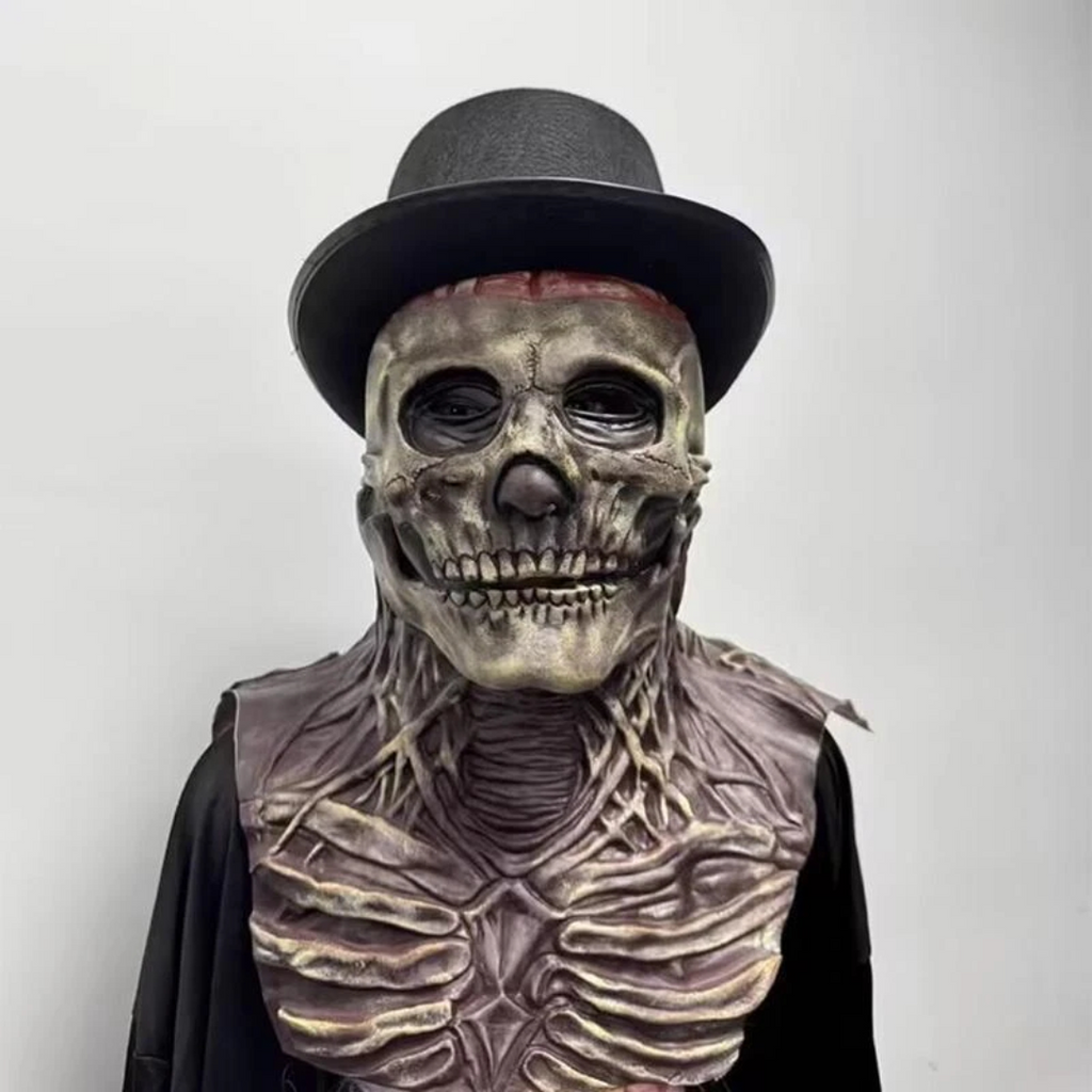 Latex Skull Horror Party Face Mask