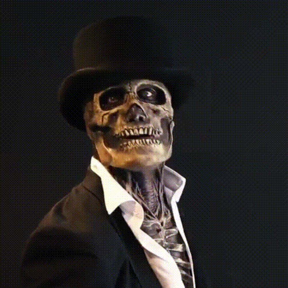 Latex Skull Horror Party Face Mask