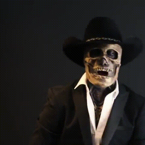 Latex Skull Horror Party Face Mask