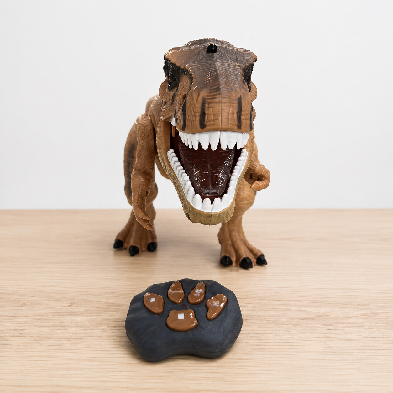 Remote-Controlled Walking and Roaring Dinosaur Figure