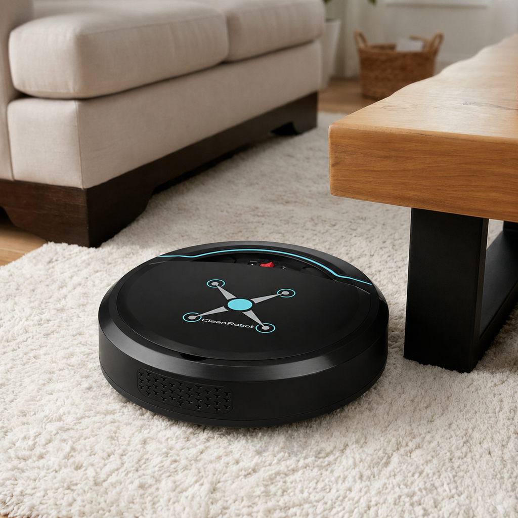 Smart Automatic Robotic Floor Mopping Vacuum