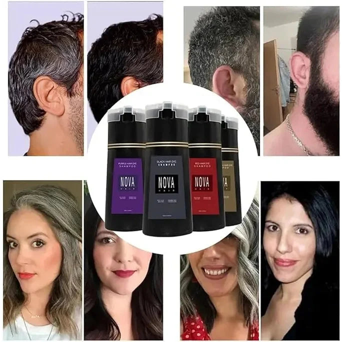 Fast-Acting Gray Coverage Color Shampoo Formula