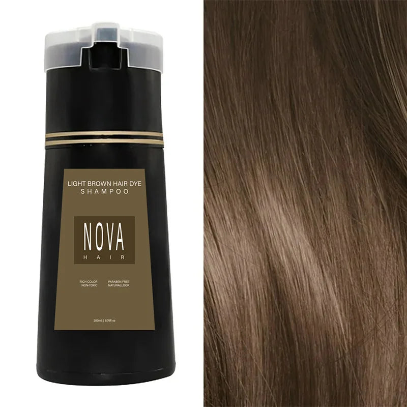 Fast-Acting Gray Coverage Color Shampoo Formula
