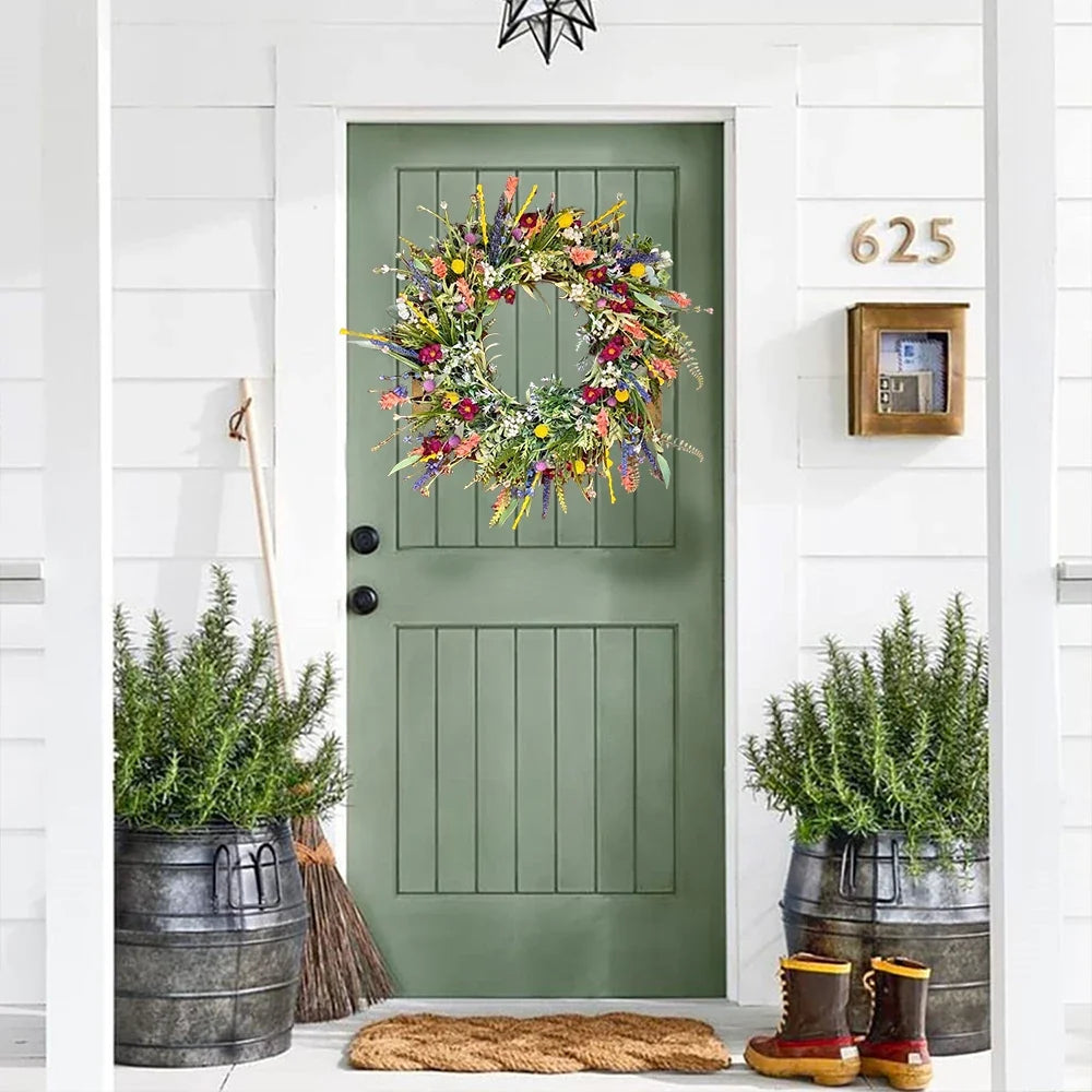 Handmade Floral Wreath for Front Door