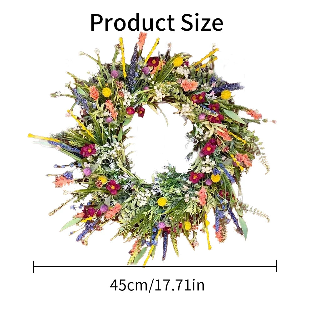 Handmade Floral Wreath for Front Door