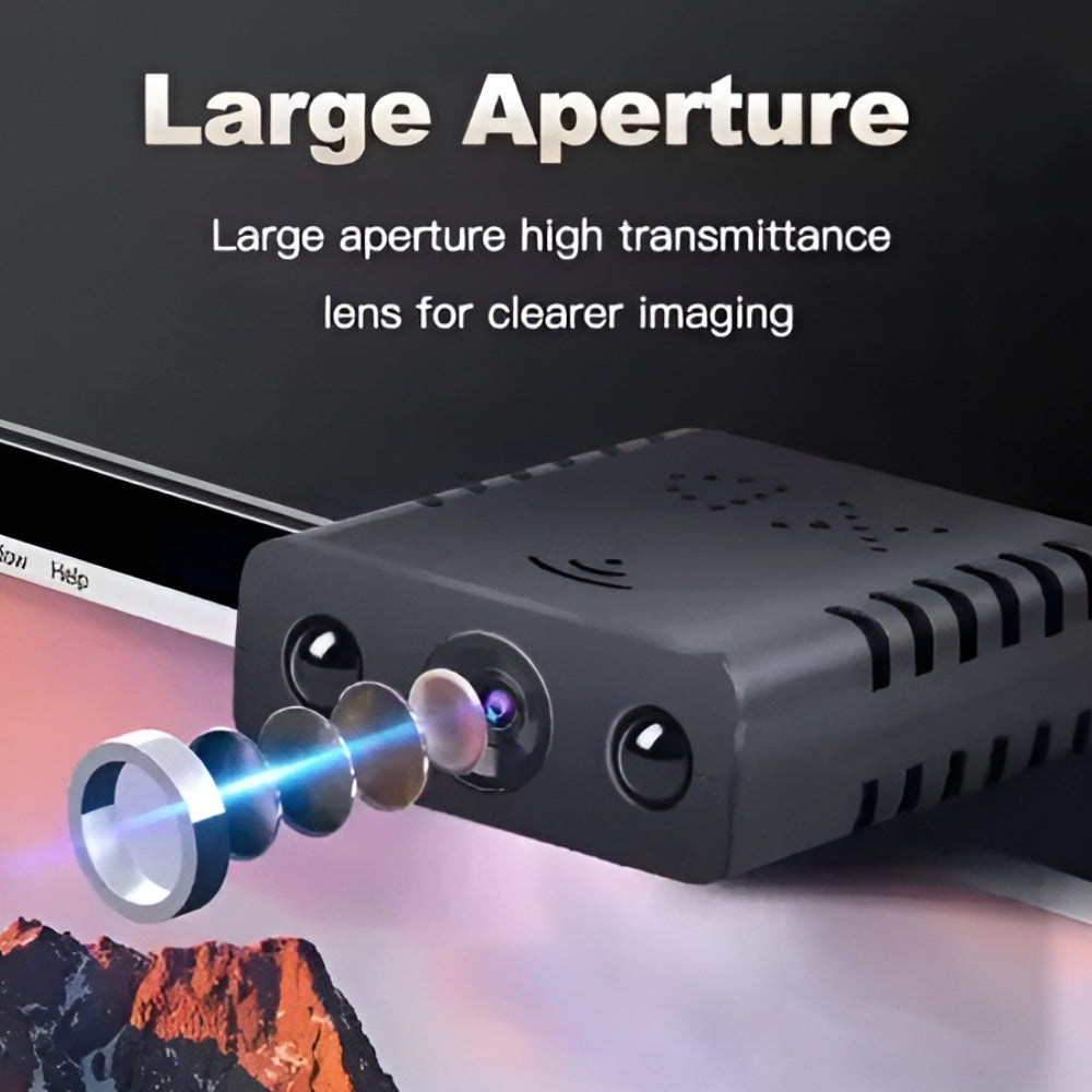 Compact WiFi Home Camera with Night Vision