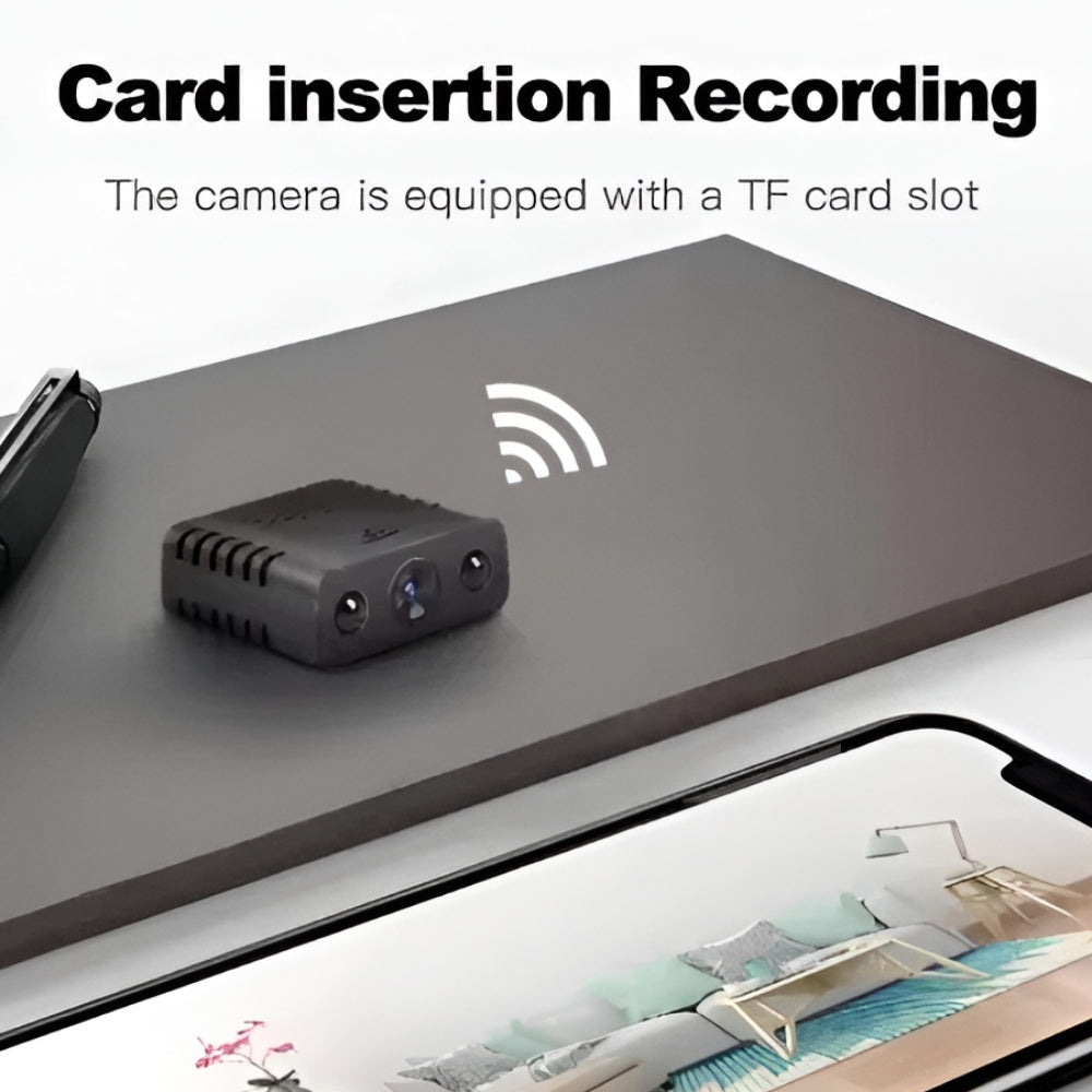 Compact WiFi Home Camera with Night Vision