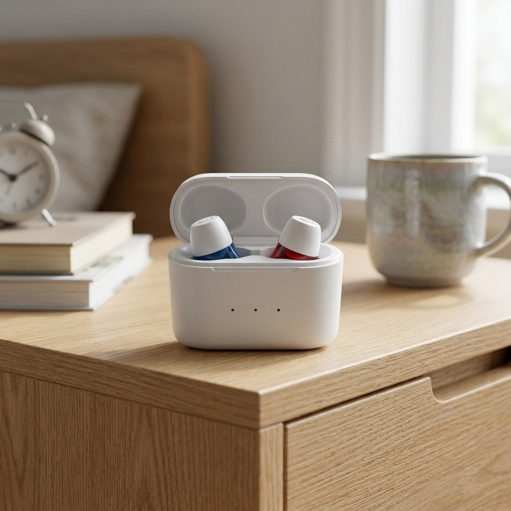 Rechargeable Digital Hearing Aids with Noise Reduction