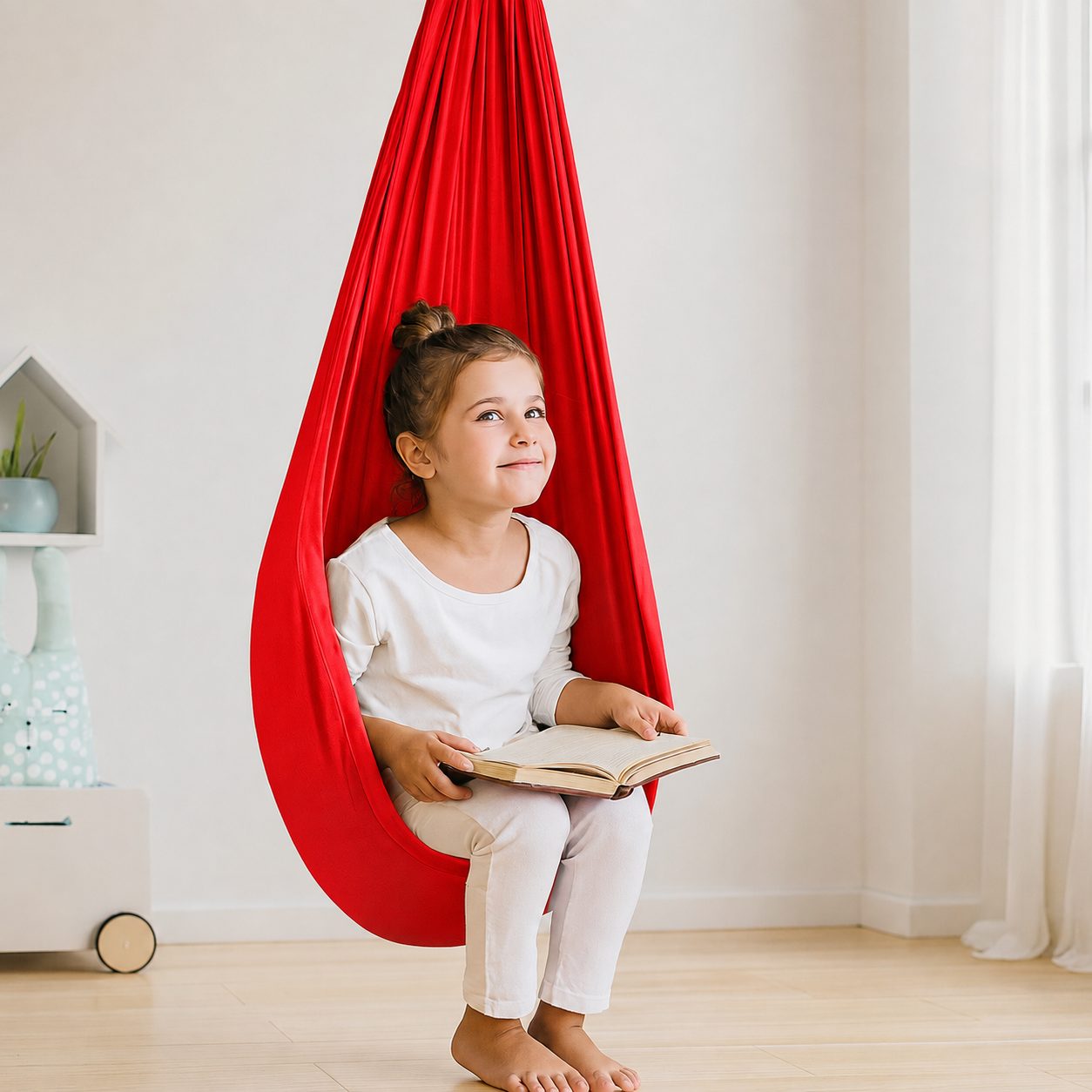 Indoor Cotton Sensory Swing Seat for Kids