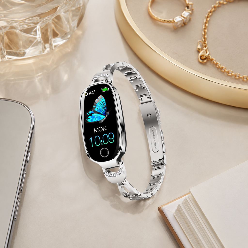 Wearable Fitness Band with Activity and Heart Rate Tracking
