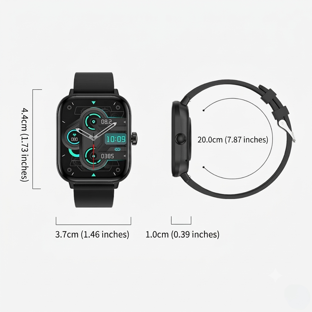 Fitness-Focused Smart Watch with Health Monitoring