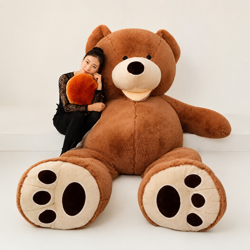 Giant Plush Bear Cuddle Companion