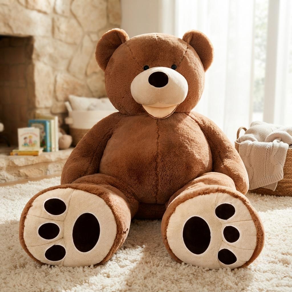 Giant Plush Bear Cuddle Companion