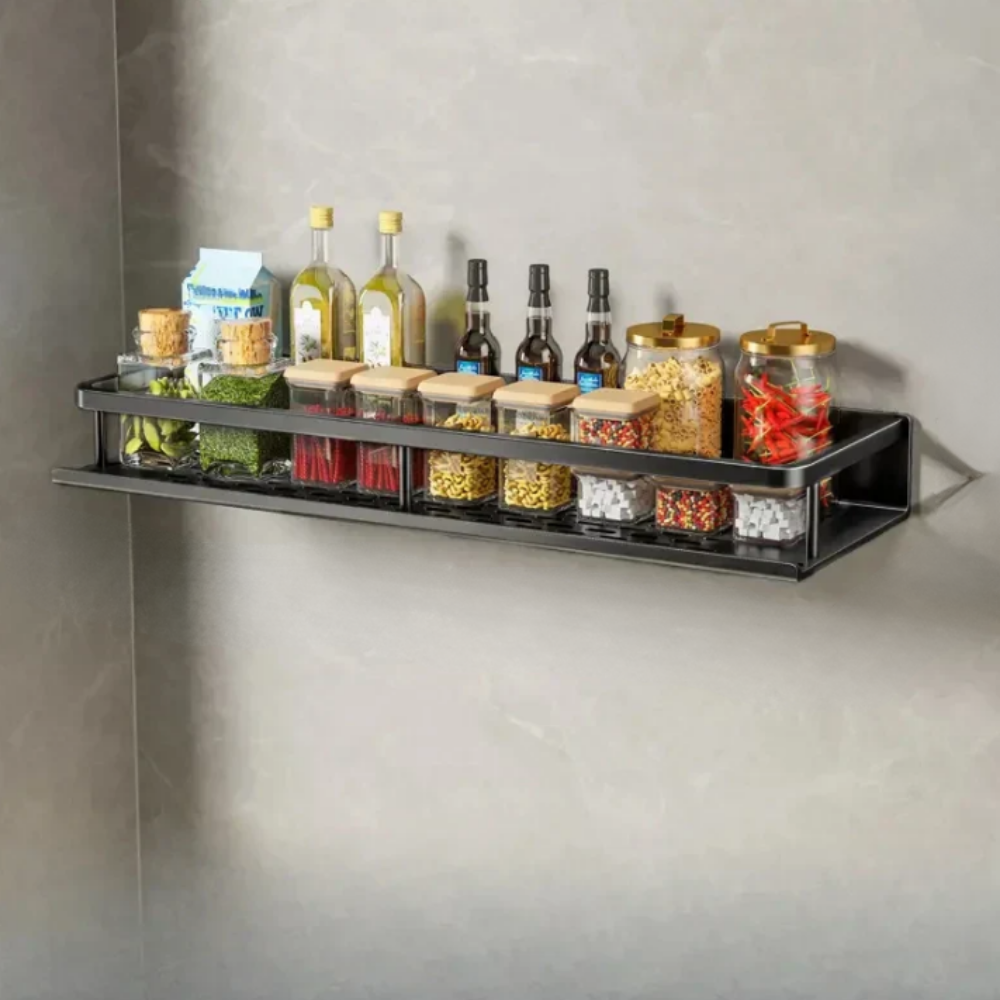 Metal Kitchen Wall-Mounted Storage Rack