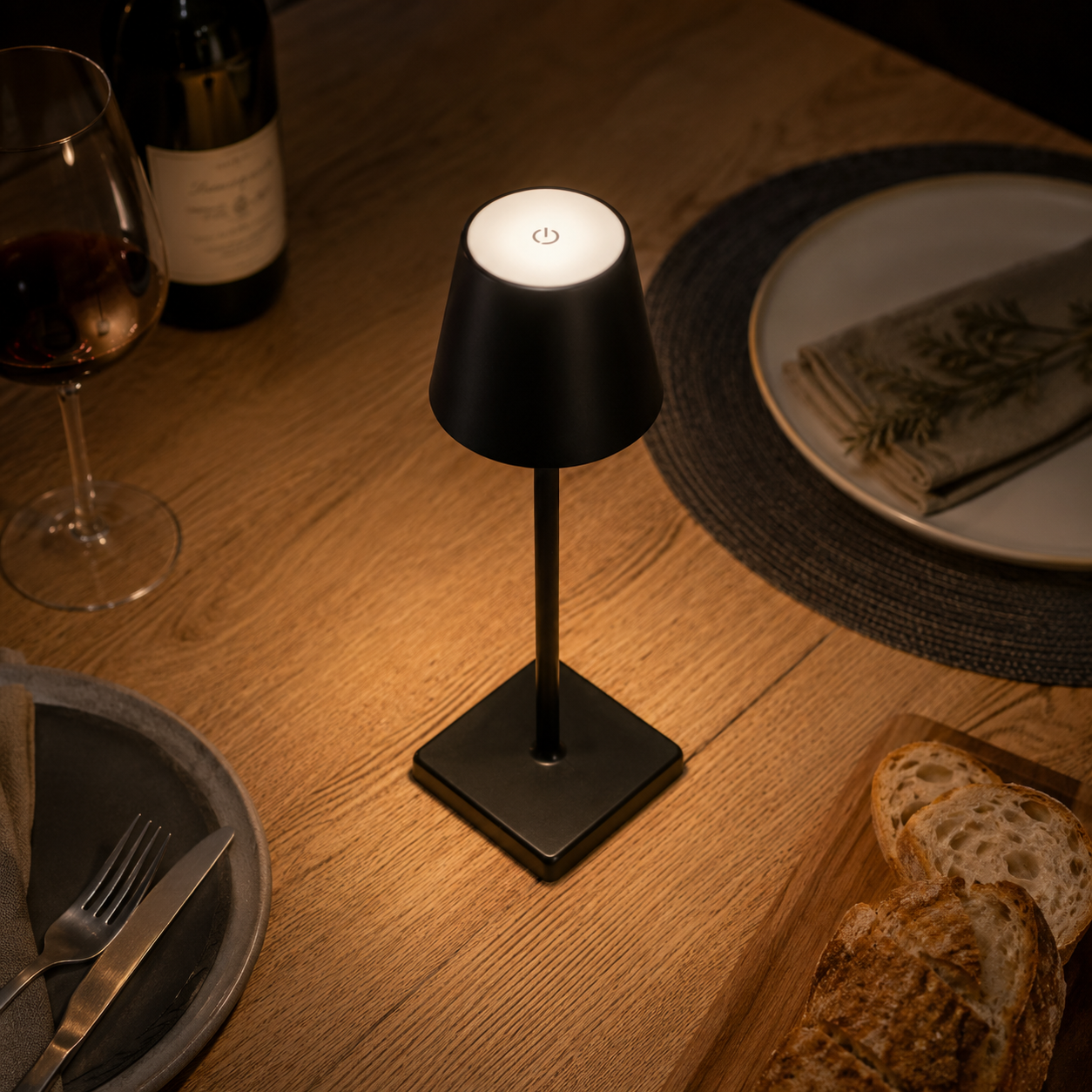Touch-Activated Rechargeable LED Desk Lamp