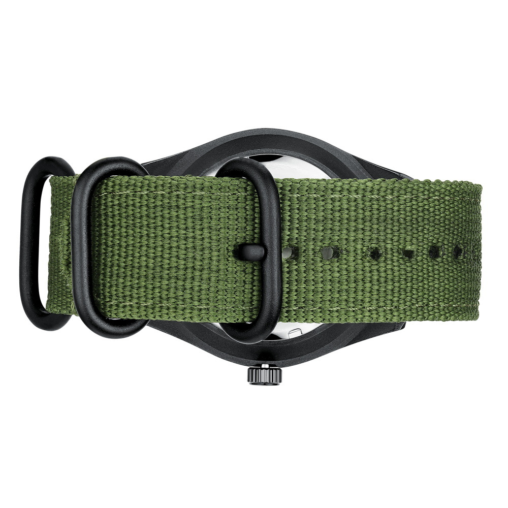 Water-Resistant Military-Style Analog Wrist Watch