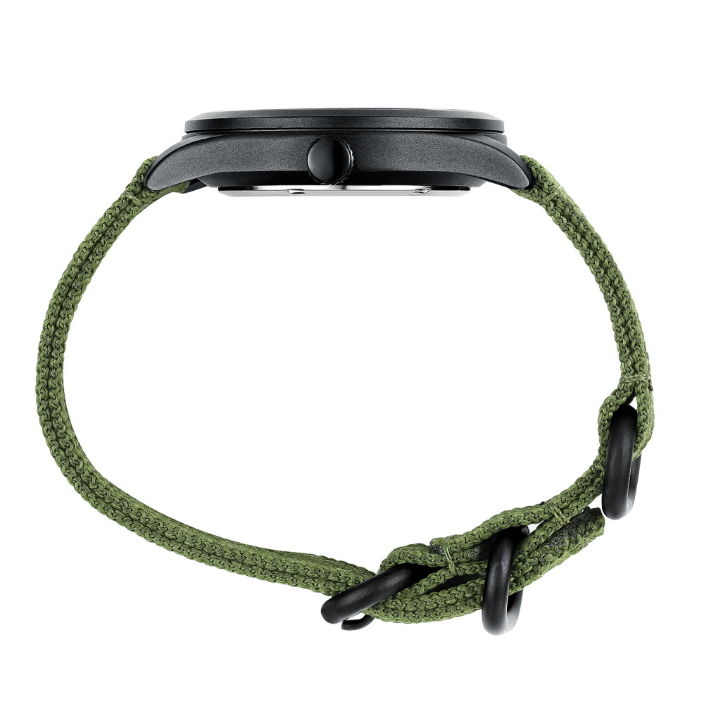 Water-Resistant Military-Style Analog Wrist Watch