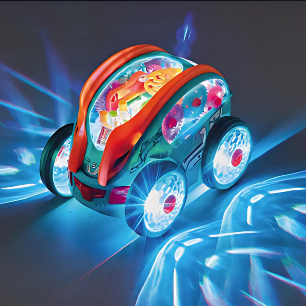 Toy Car Light Up Spinning Toddler Vehicle Music Lights