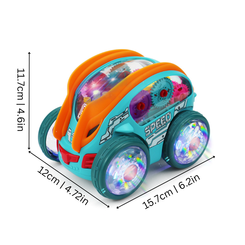 Toy Car Light Up Spinning Toddler Vehicle Music Lights