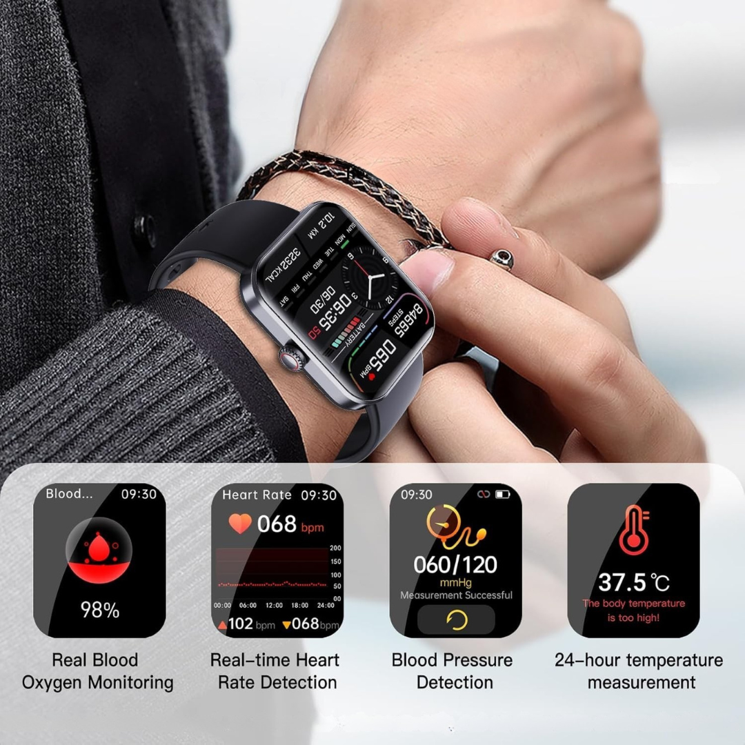 Bluetooth Calling Smartwatch with Sleep & Activity Tracking