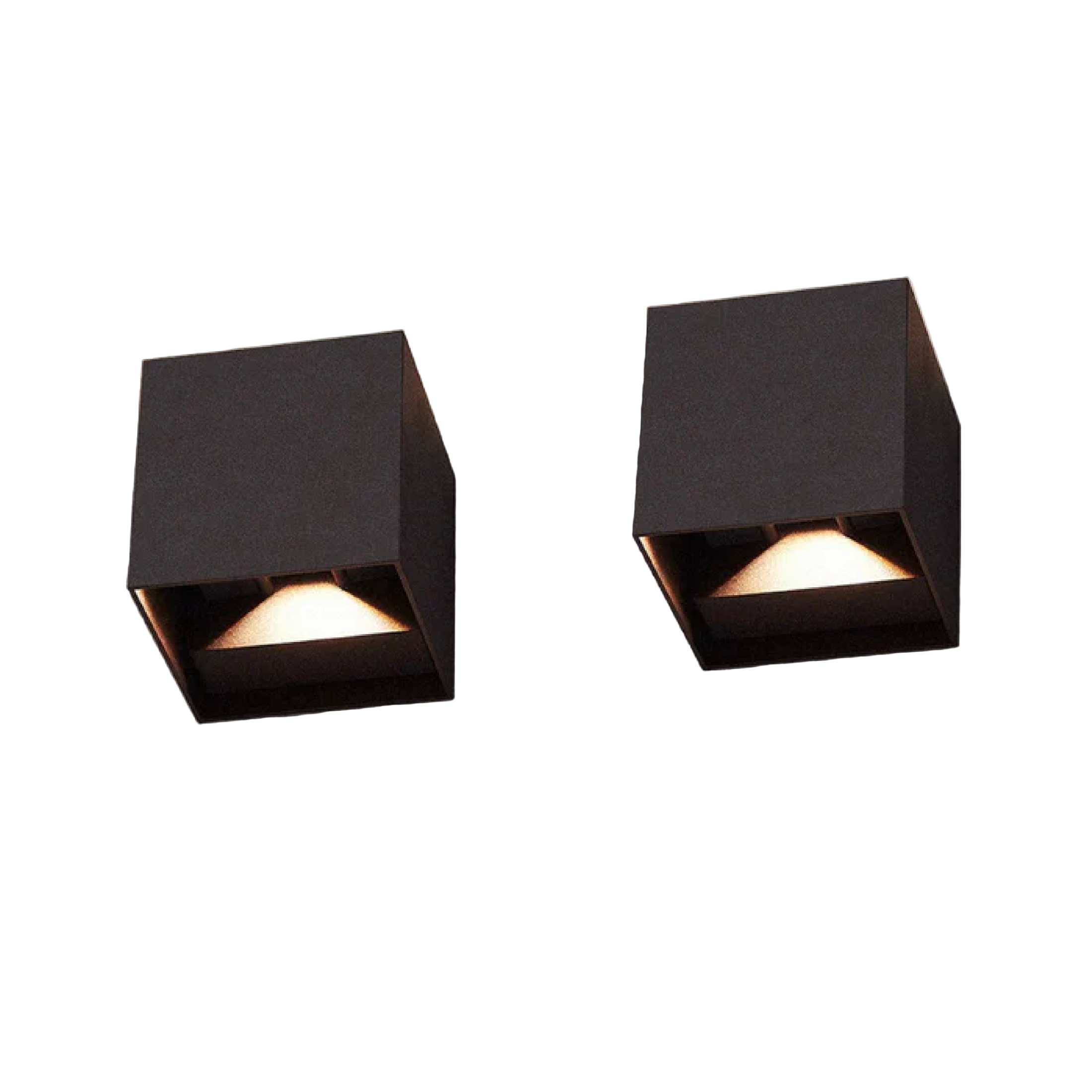 Wall Light LED Sconce Black Modern Indoor Fixture Set