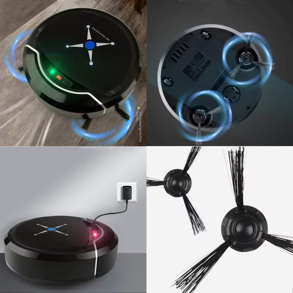 Smart Automatic Robotic Floor Mopping Vacuum