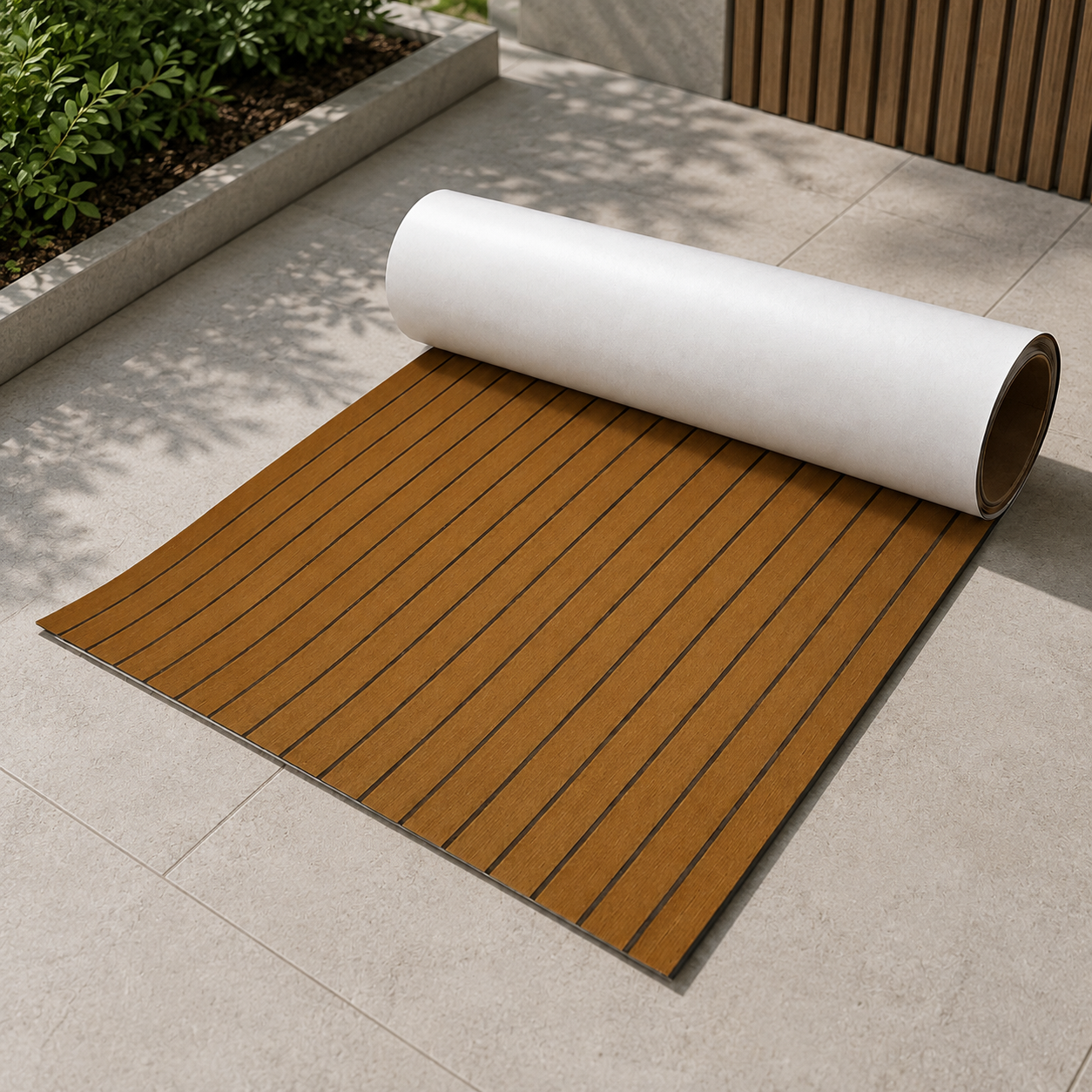 Peel-and-Stick 3D Wood-Look Wall Panels