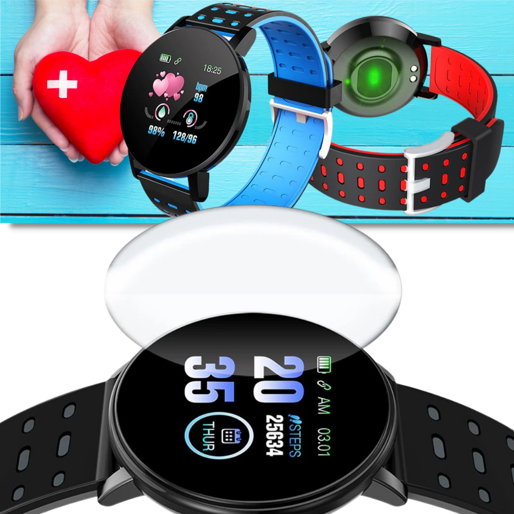 Waterproof Fitness Smartwatch with Heart & Sleep Tracking