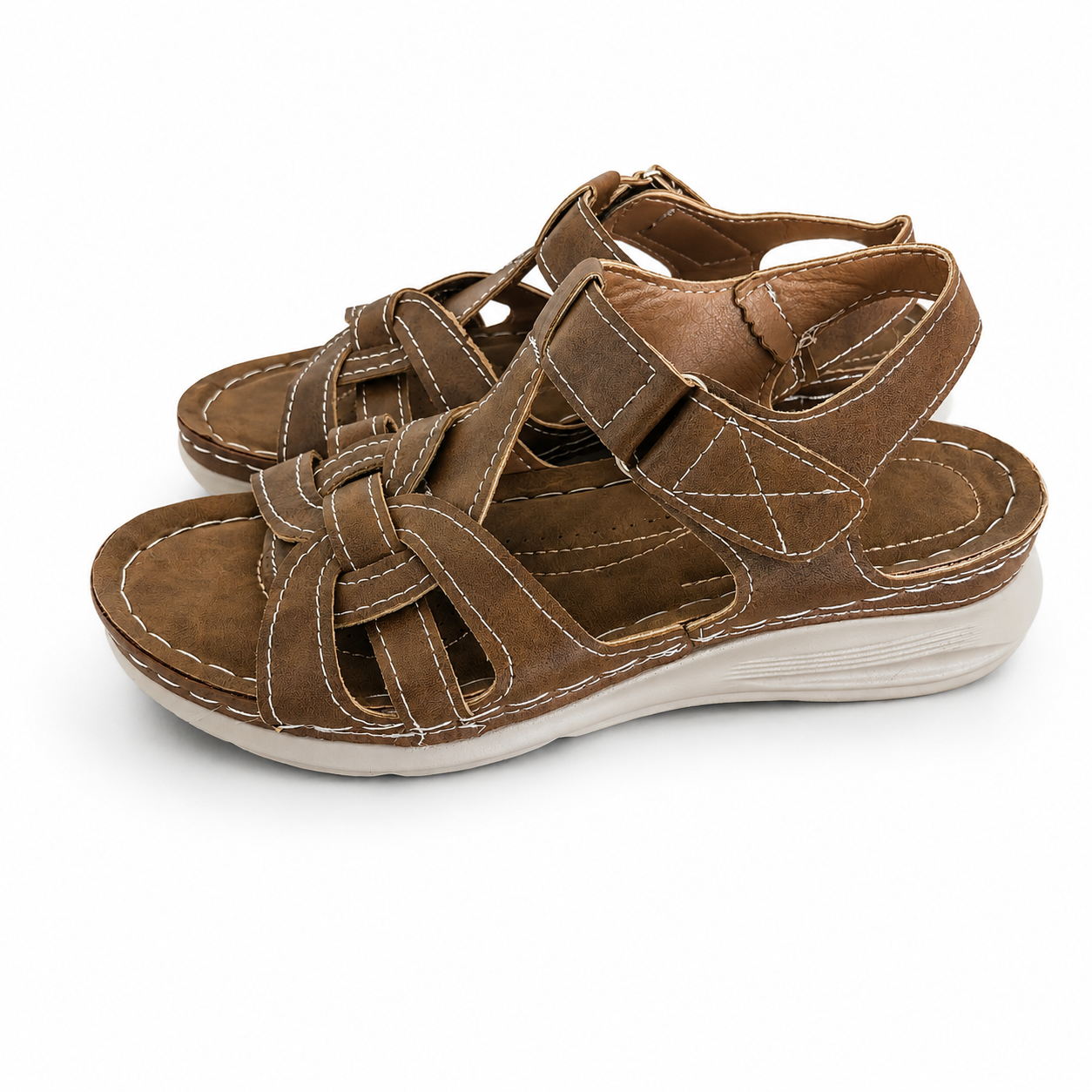 Wide-Fit Arch Support Walking Sandals for Women