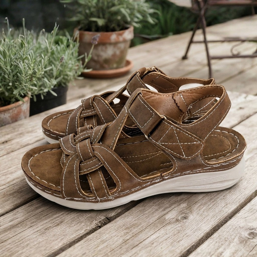 Wide-Fit Arch Support Walking Sandals for Women