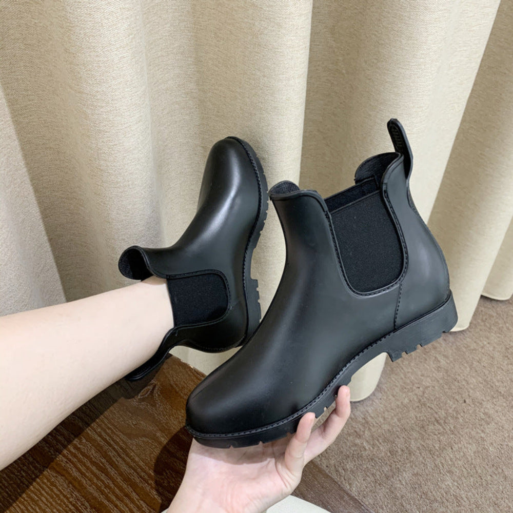 Waterproof Slip-On Ankle Boots for Women