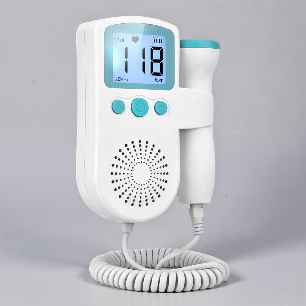 Fetal Heart Rate Tracker with LCD Screen and Audio Playback