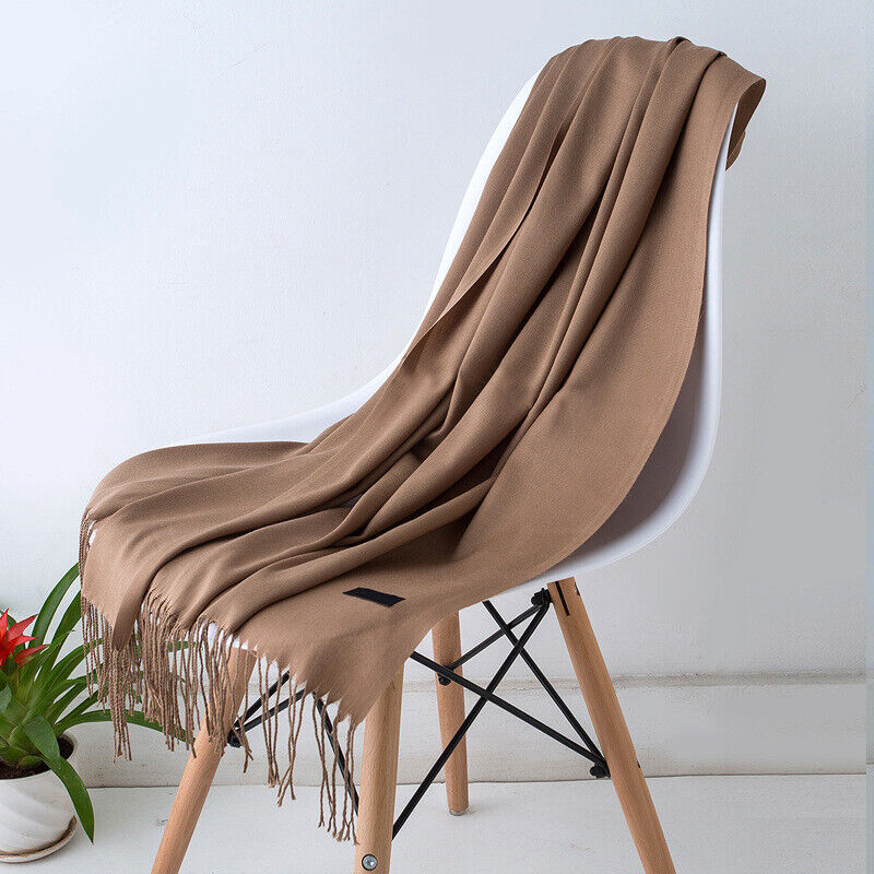 Women's Long Tassel Winter Wrap Shawl