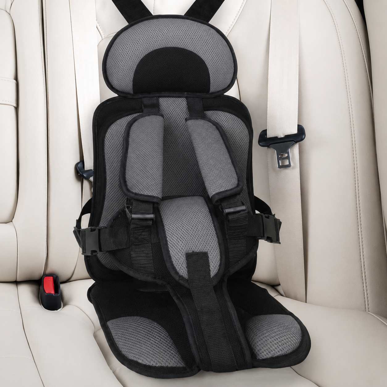 Car Seat Portable Child Booster Travel Safety Harness For Car