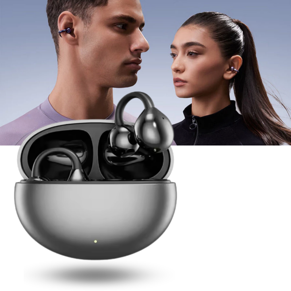 Bluetooth Open-Ear Clip-On Earbuds